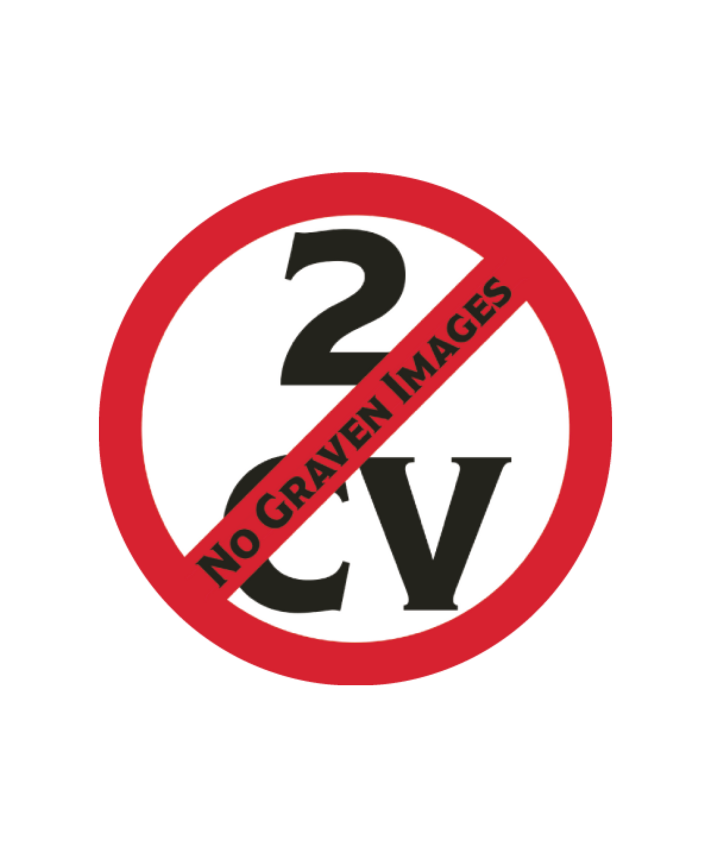 2CV - No Graven Images Sticker