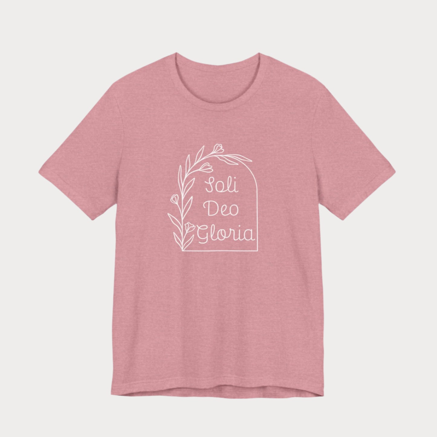 Soli Deo Gloria Floral T-Shirt