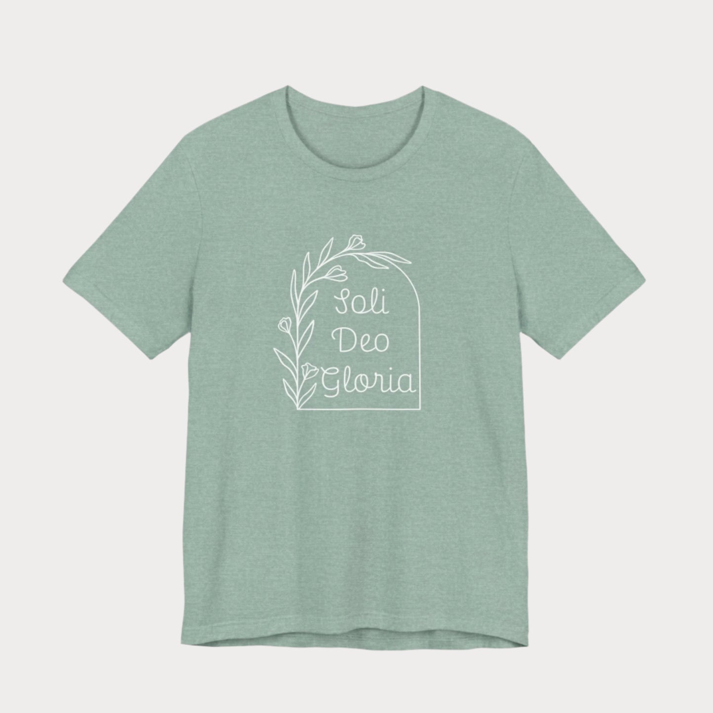 Soli Deo Gloria Floral T-Shirt