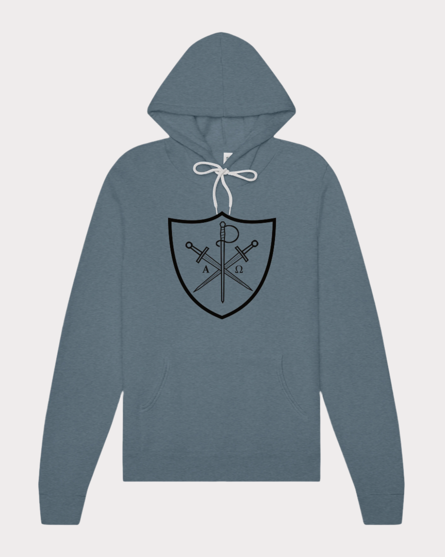 Chi Rho - Alpha & Omega Shield Hoodie
