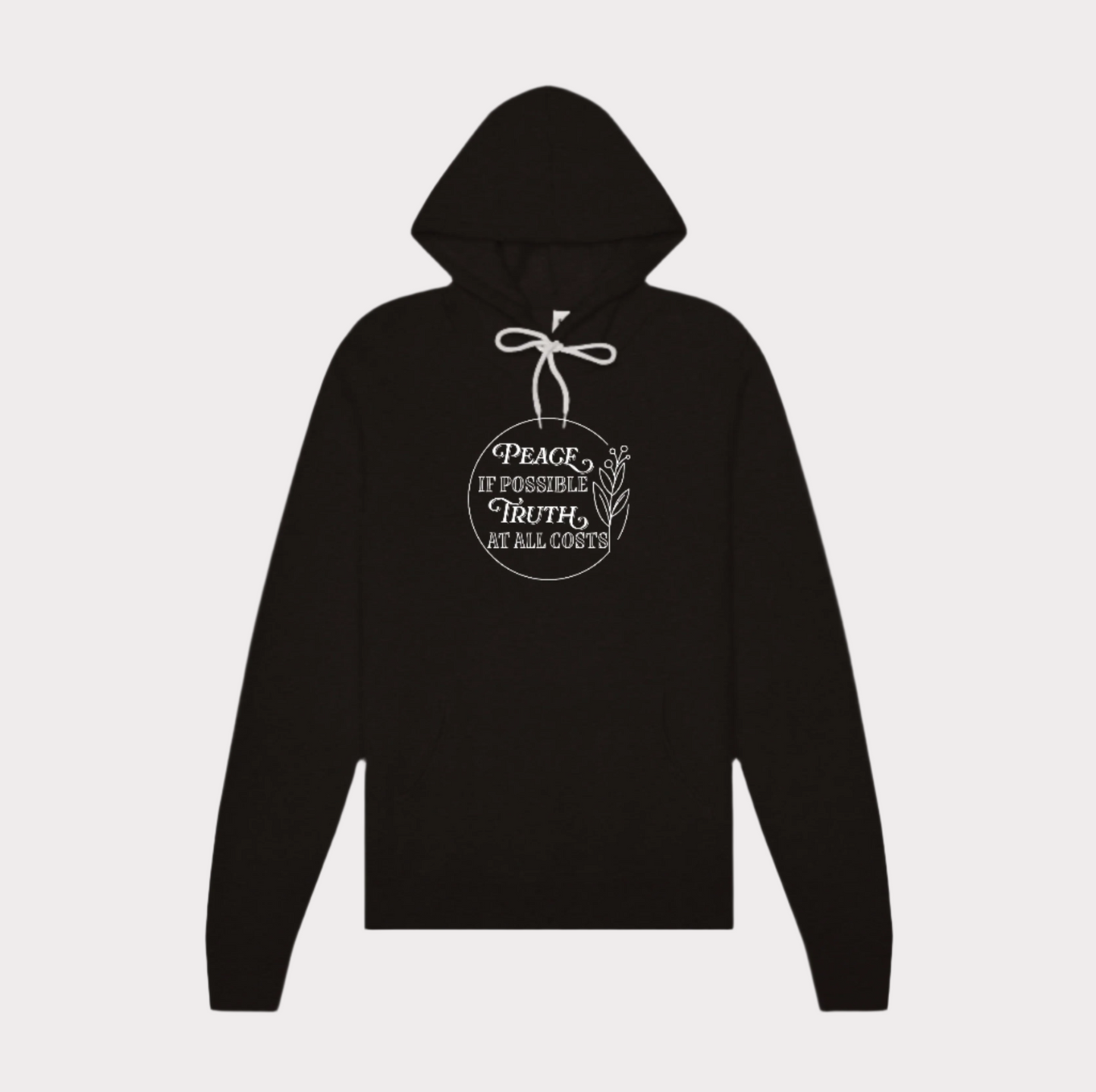 Truth at All Costs Floral Hoodie
