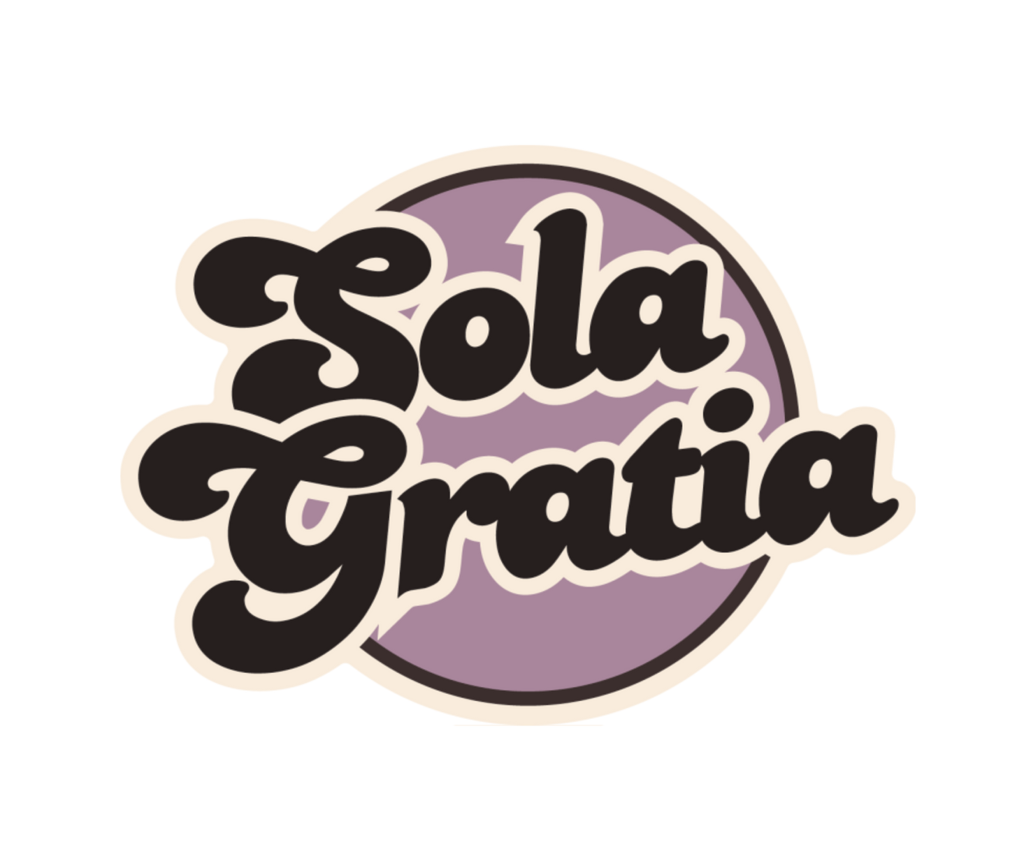 Sola Gratia Sticker