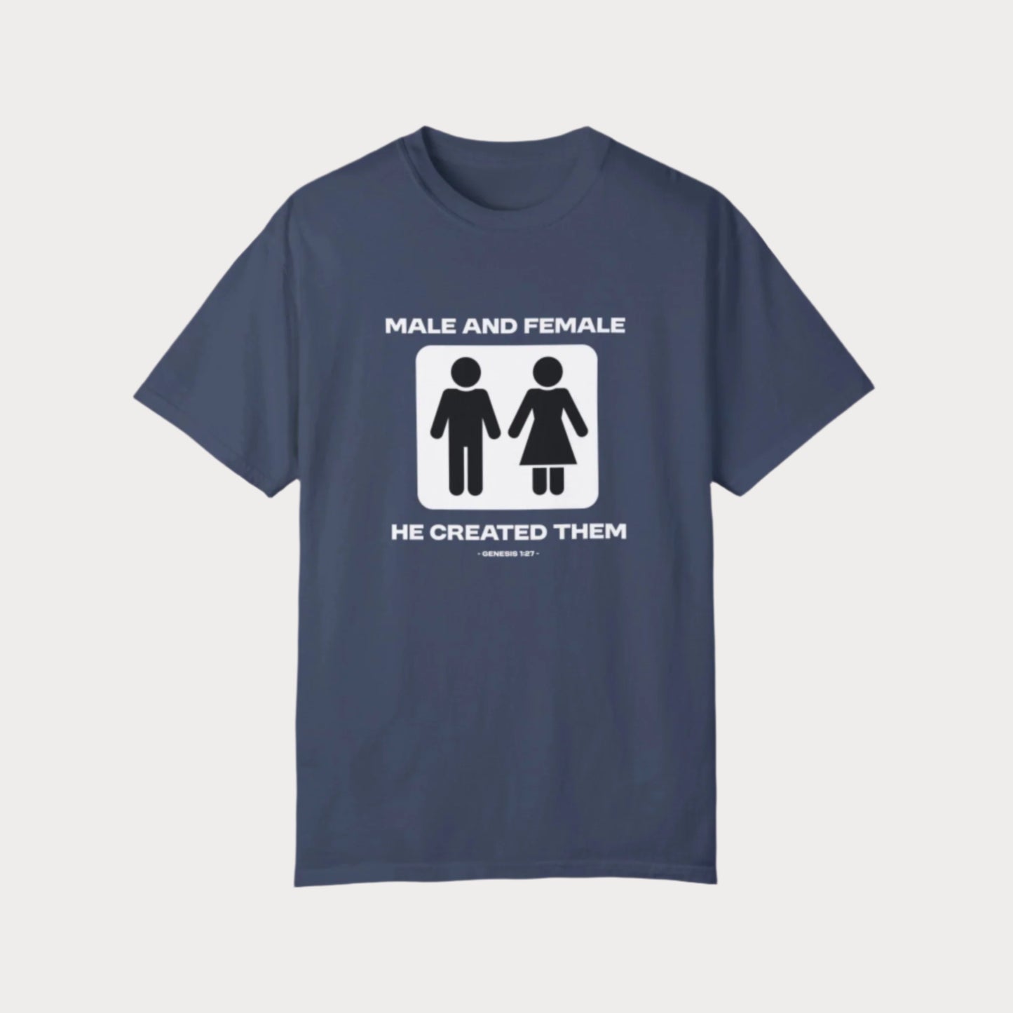 Created Male and Female T-Shirt