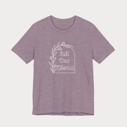 Soli Deo Gloria Floral T-Shirt