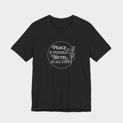 Truth at All Costs Floral T-Shirt