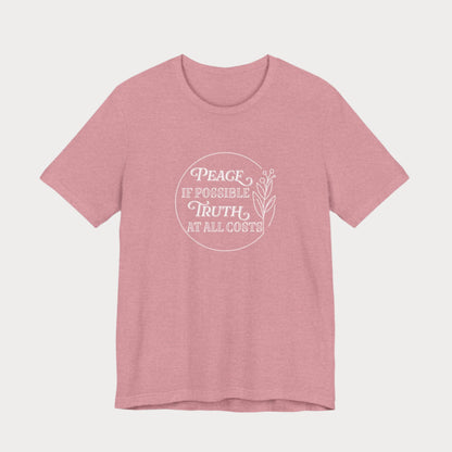 Truth at All Costs Floral T-Shirt