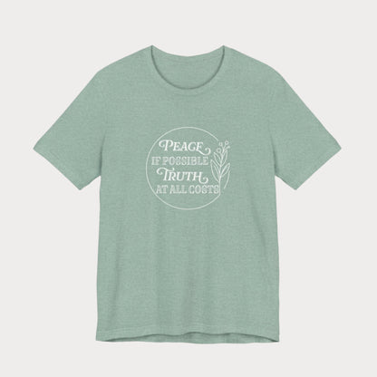 Truth at All Costs Floral T-Shirt