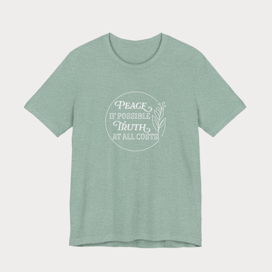 Truth at All Costs Floral T-Shirt