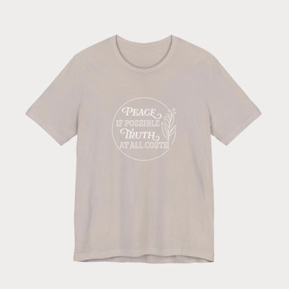 Truth at All Costs Floral T-Shirt