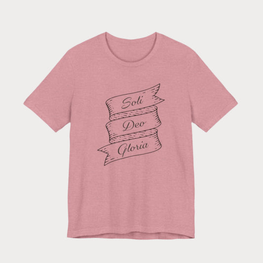 Soli Deo Gloria Banner T-Shirt