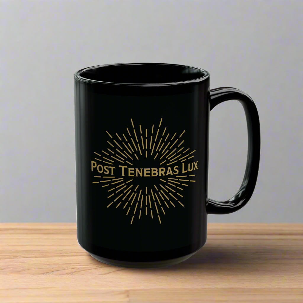 Post Tenebras Lux Mug