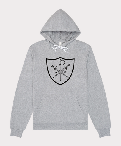 Chi Rho - Alpha & Omega Shield Hoodie