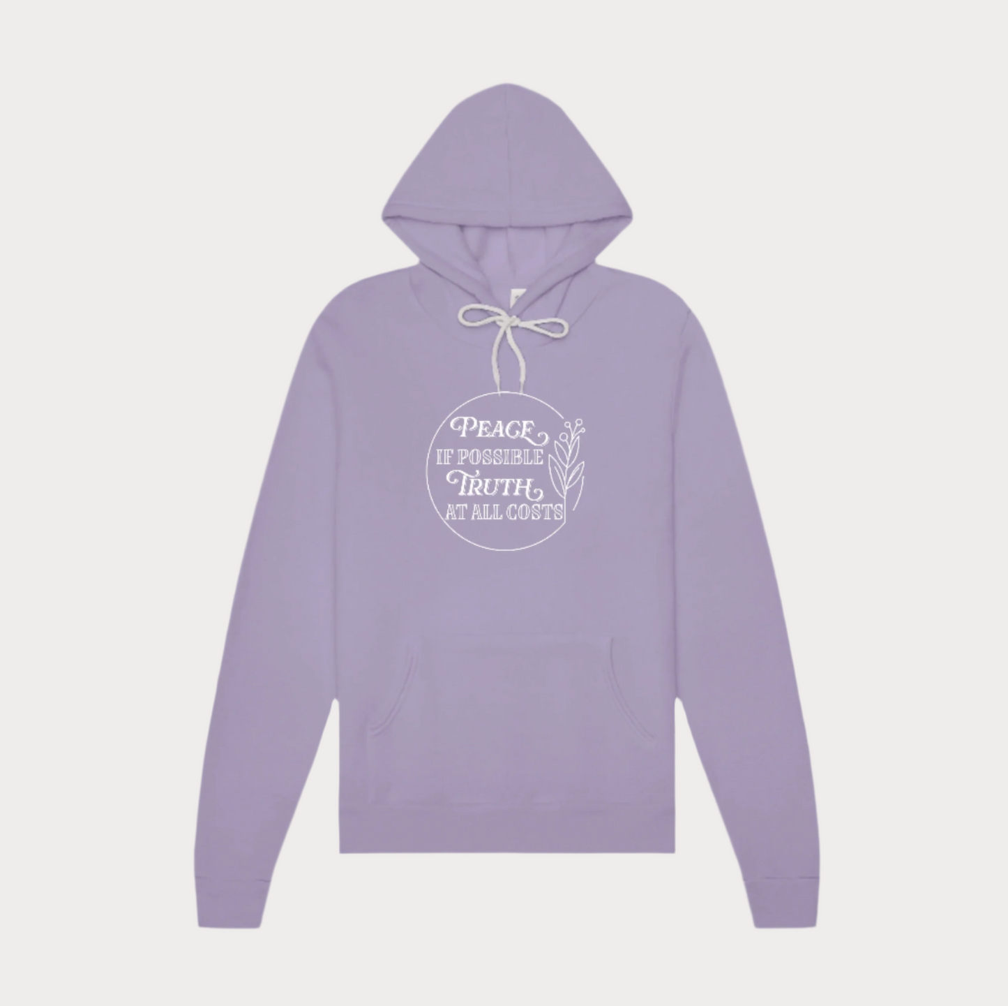 Truth at All Costs Floral Hoodie