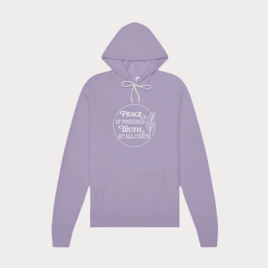Truth at All Costs Floral Hoodie
