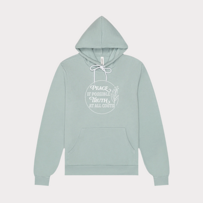 Truth at All Costs Floral Hoodie