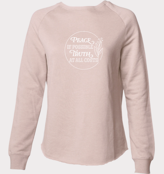 Truth at All Costs Floral Sweatshirt