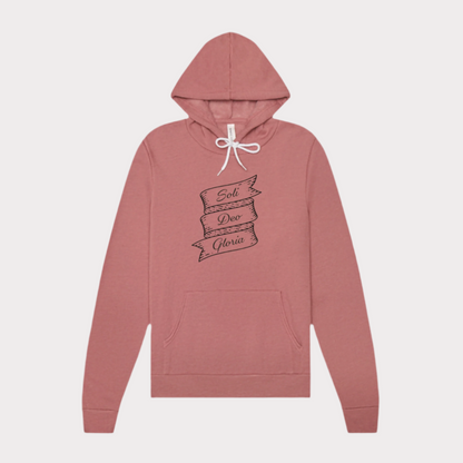 Soli Deo Gloria Banner Hoodie