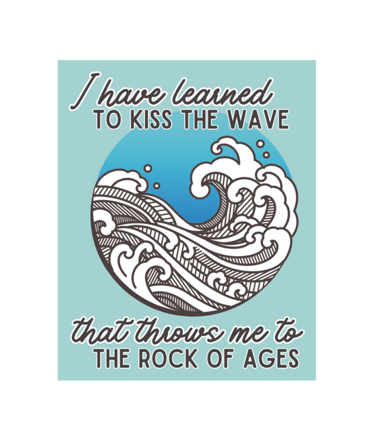 Kiss The Wave Sticker
